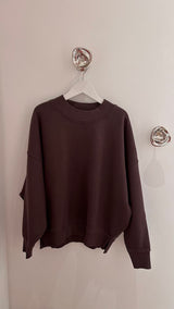 Frankie Crew Sweater bordeaux