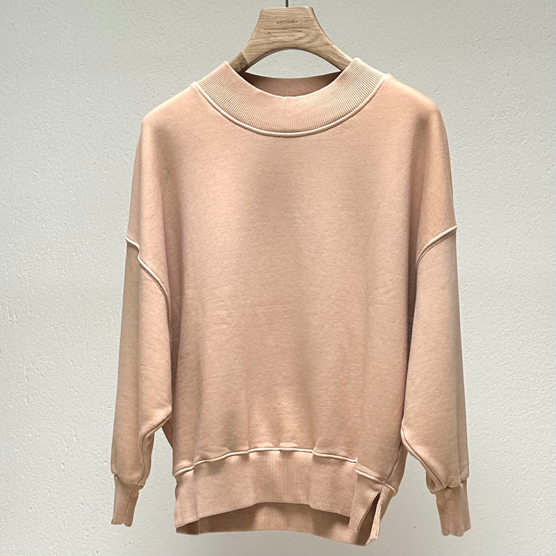 Frankie Crew Sweater cameo rose