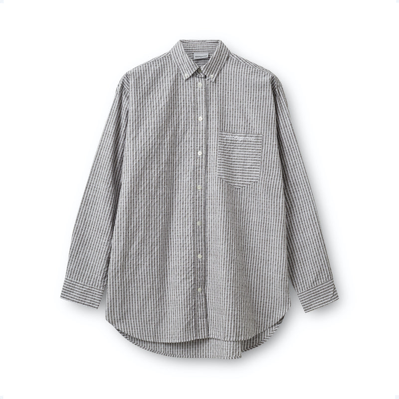 Holiday Shirt brown stripe