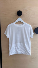 Sophia Cropped Tee white