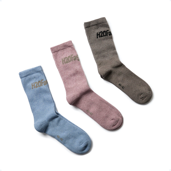 Suck Socks brown - light pink - light blue