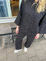 Linen Shirt Mons black