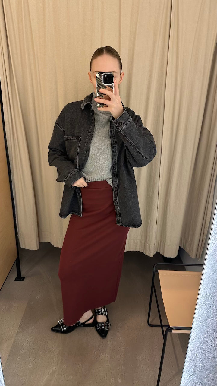 Burnita Maxi Skirt intense rust