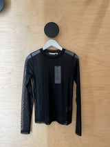 Dora Mesh Longsleeve black