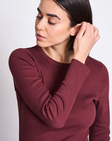 Rib Longsleeve Muri intense rust