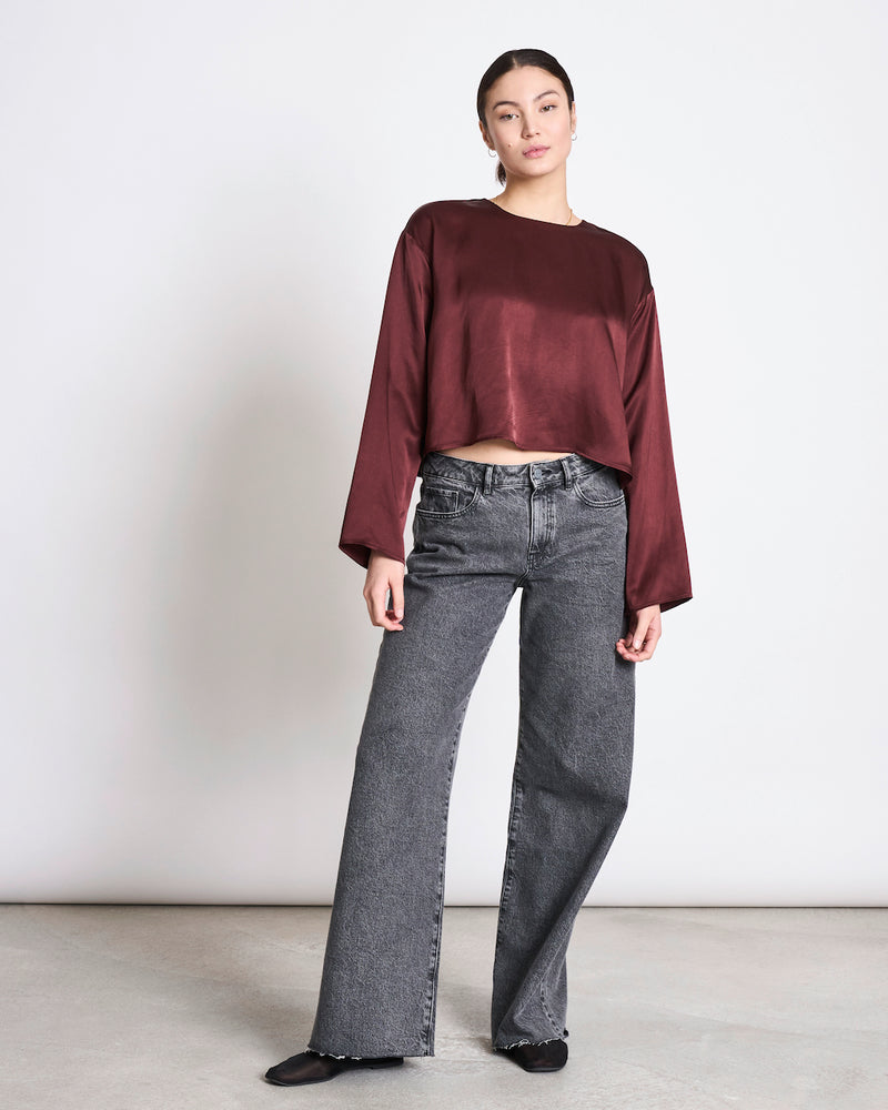 Sunny Wide Leg Jeans light grey