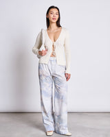 Tangy Tie Cardigan off-white