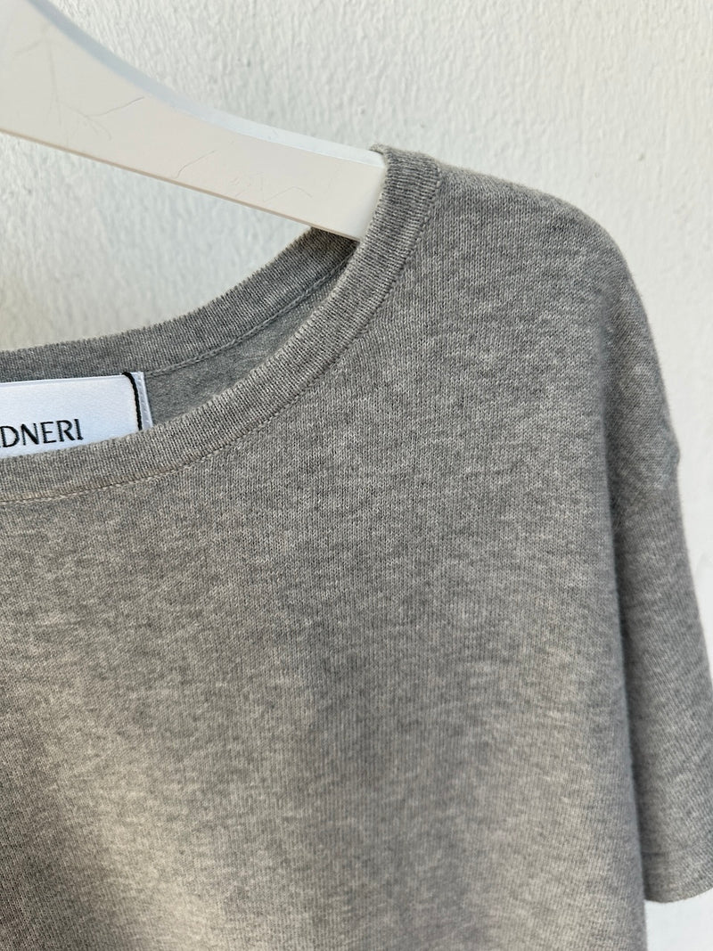 Knit T-Shirt grey