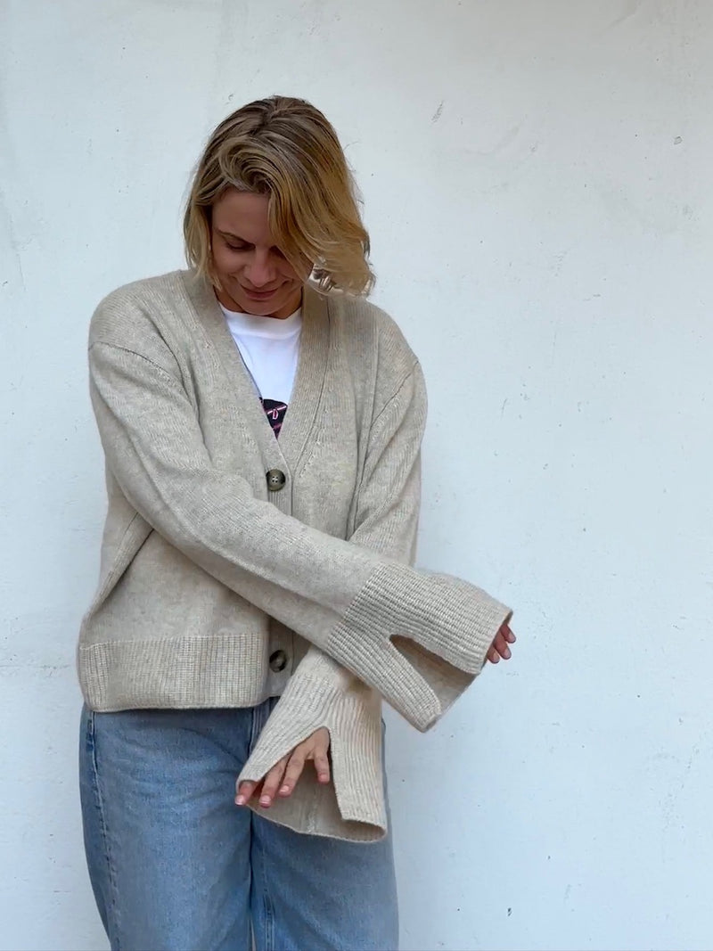 Paix Cardigan beige