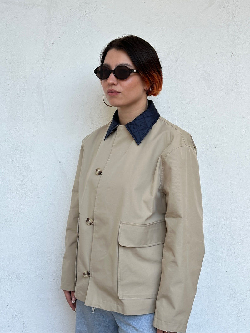 Cotton Tech Daisy Jacket trench coat