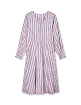 Poplinda Esme Dress pinstripe parfait pink