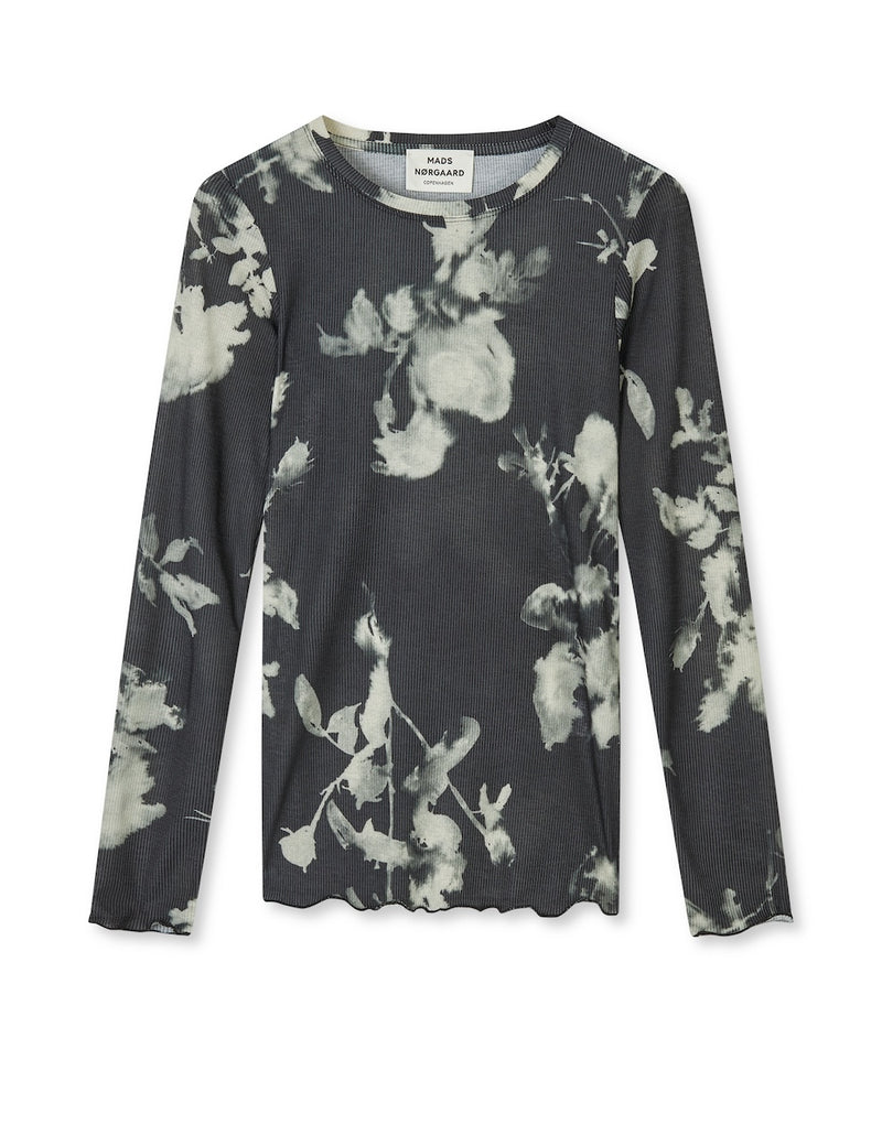 Sherib Nava Longsleeve ink flower black