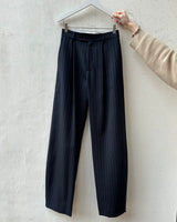 Cesare Pantalon navy stripes