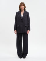 Cesare Pantalon navy stripes