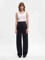 Cesare Pantalon navy stripes