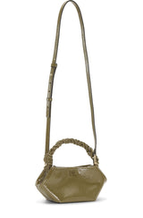 Ganni Mini Bou Bag military olive