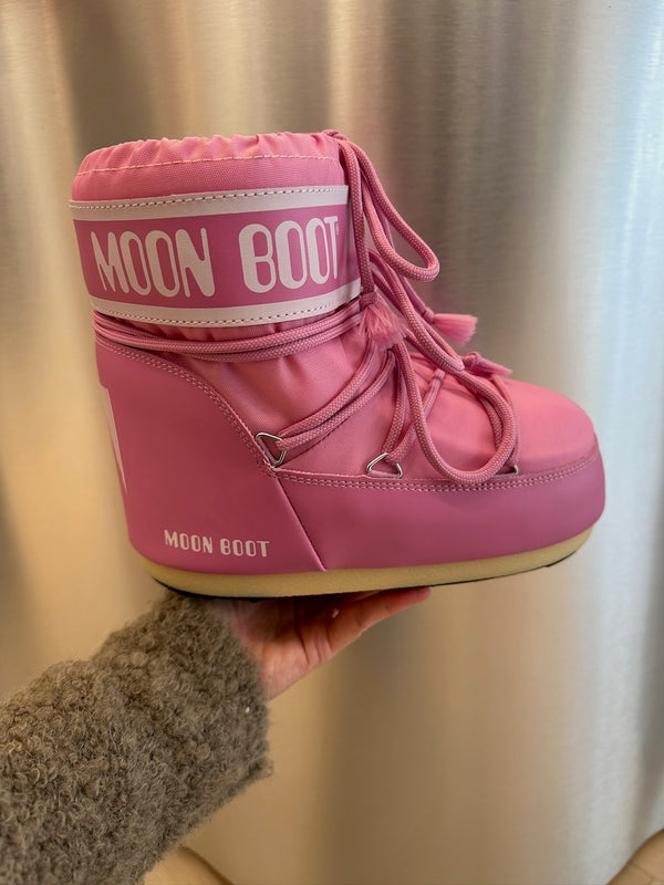 Moon Boot Icon Low Nylon pink