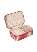 Large Jewelry Box red stripe