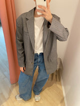 Herringbone Blazer brushed nickel