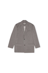 Herringbone Blazer brushed nickel