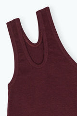 Toya Jersey One-Shoulder Top bordeaux