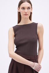 Tank Top dark brown