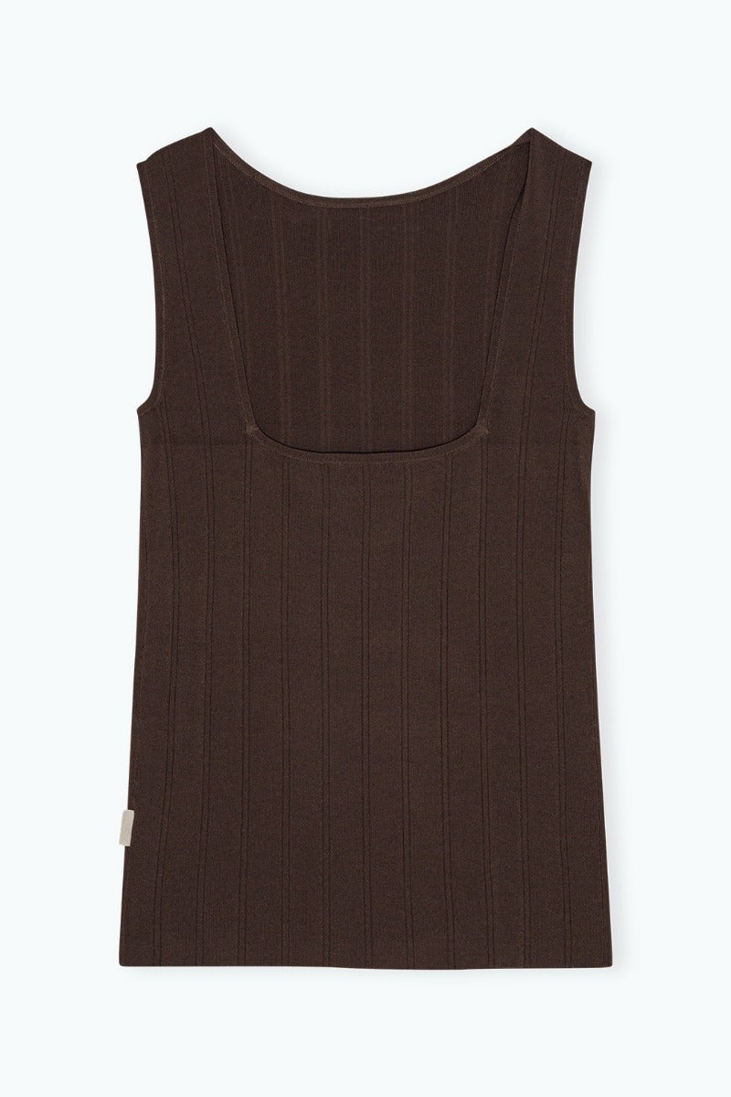 Tank Top dark brown