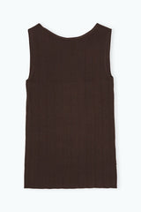 Tank Top dark brown