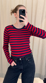 ArlieRS Knit Blouse multi red