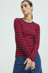 ArlieRS Knit Blouse multi red