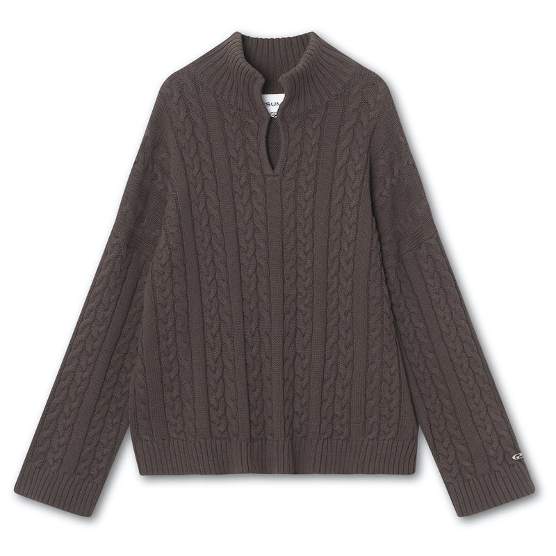 DawsonRS Knit Pullover dark brown