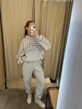 Mimi Heavy Sweat Sweatpants light grey melange