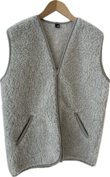 Vibes Vest V-Neck foggy grey