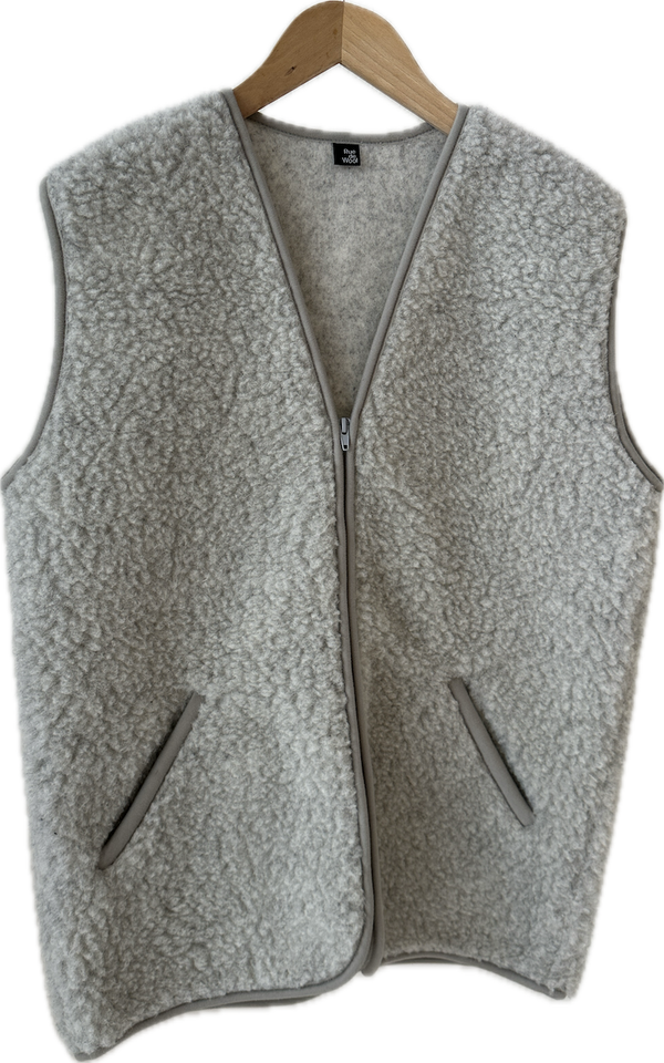 Vibes Vest V-Neck foggy grey