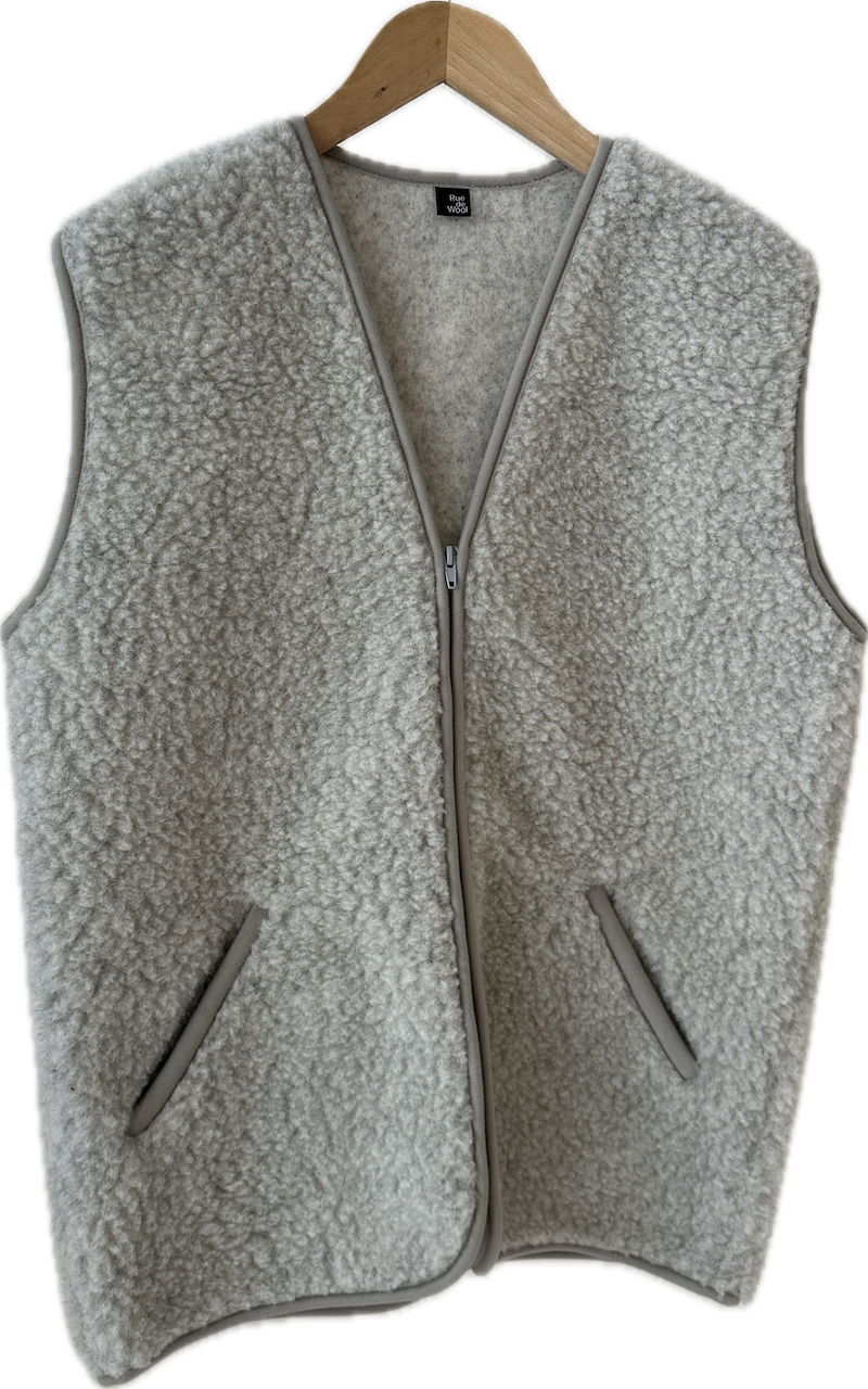 Vibes Vest V-Neck foggy grey