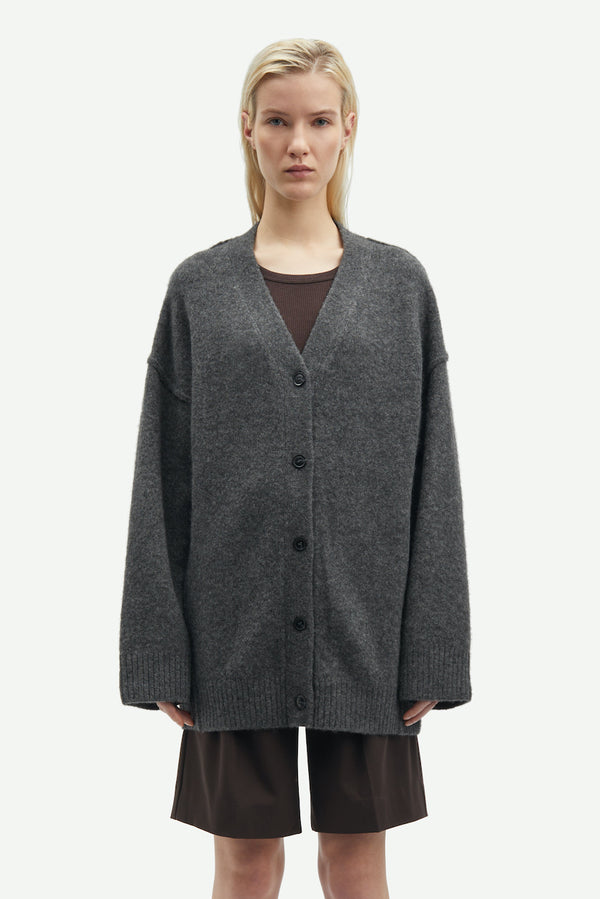 Saceleste Cardigan black oyster