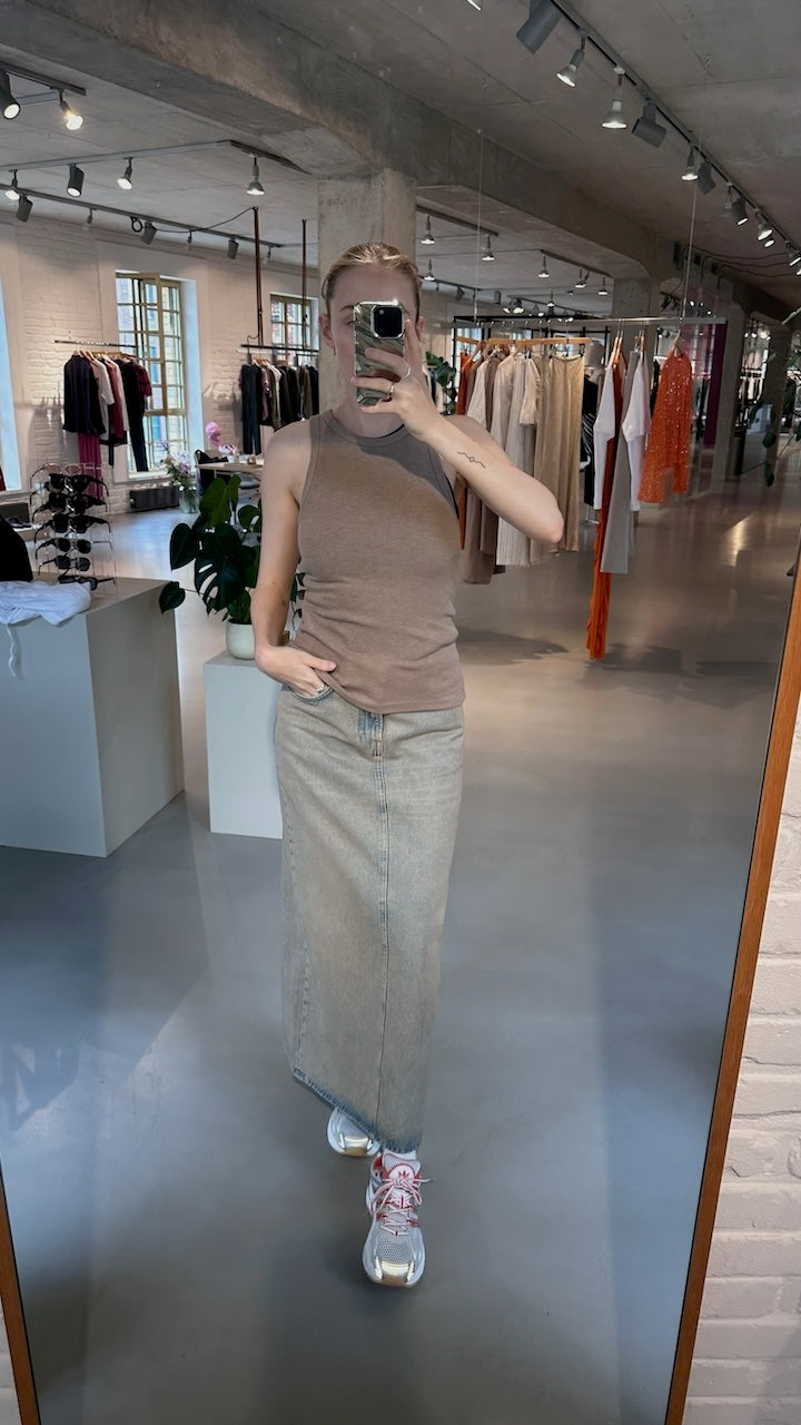 Salesie Long Skirt tinted earth