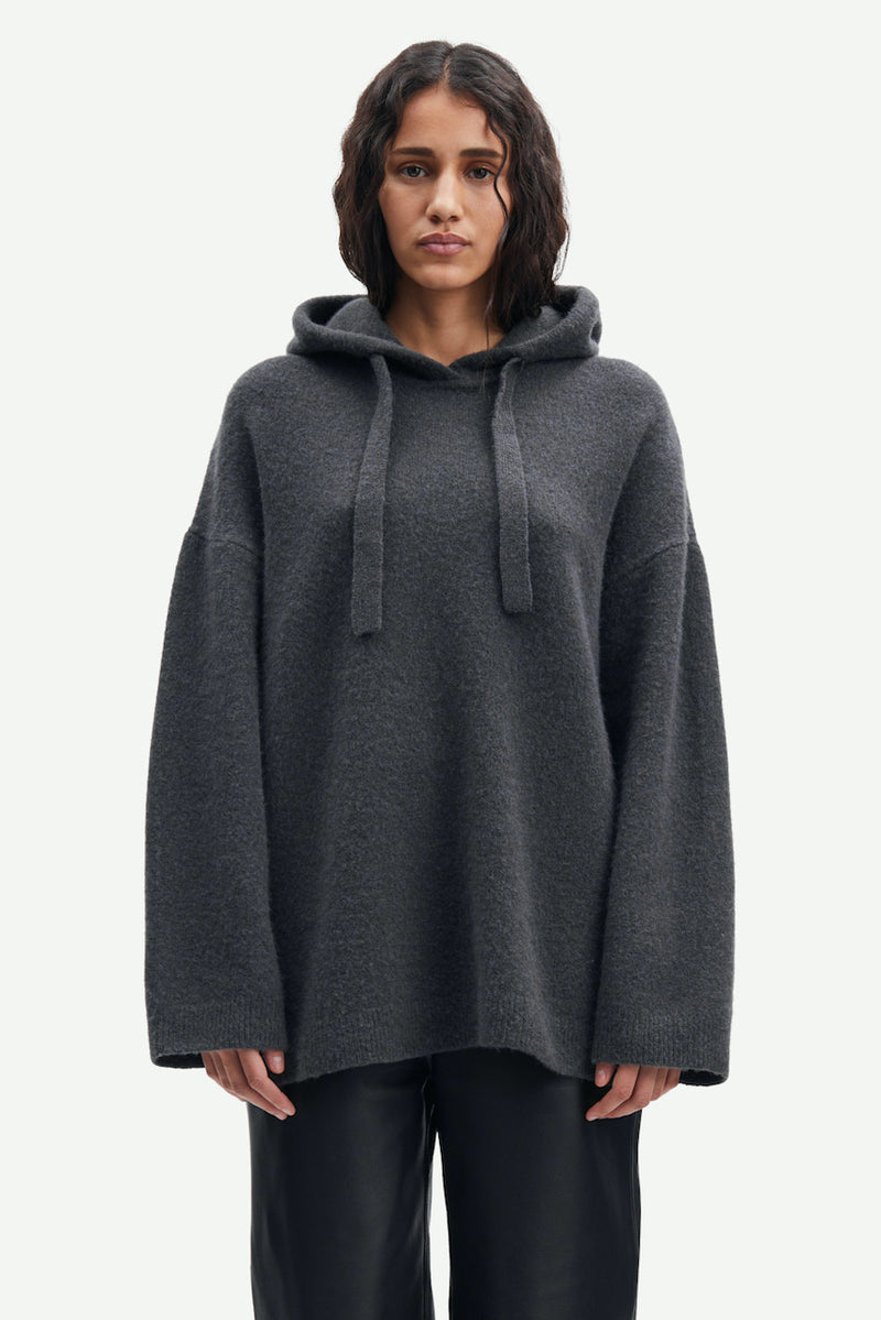 Samsoe Samsoe Solene Hoodie dunkelgrau – aest.