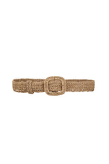 Carla Straw Belt natural