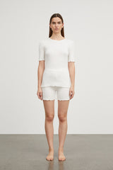 Edie Tee off white