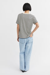 Loui Regular Tee navy stripes