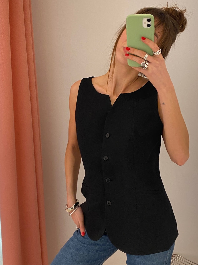 Toni Waistcoat black