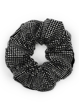 Kelly Crystal Scrunchie black diamond