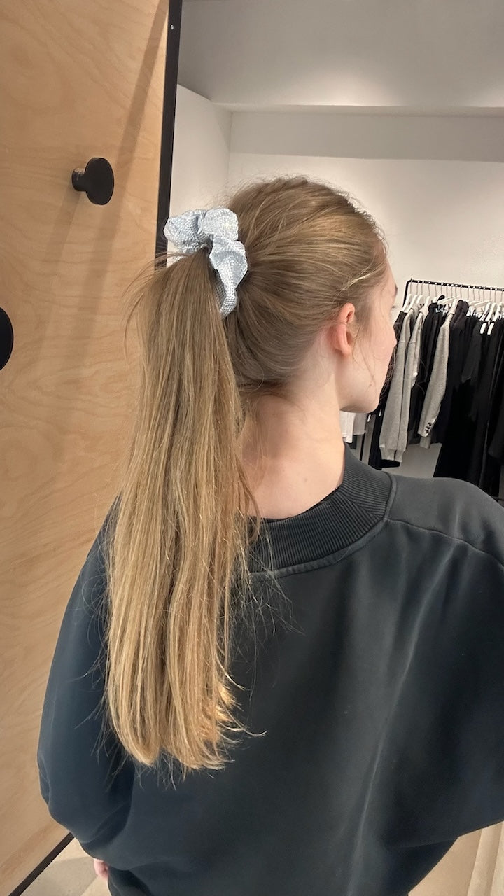 Kelly Crystal Scrunchie clear crystal