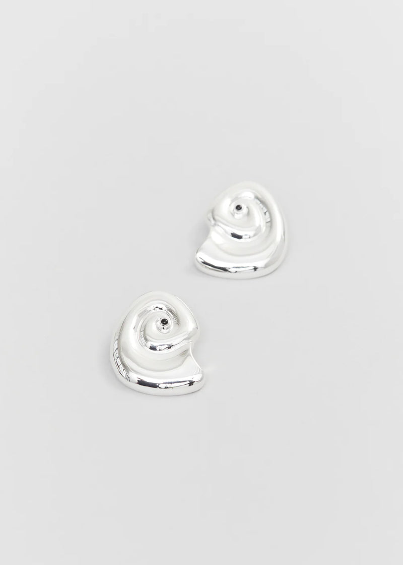 Shield Earring silver