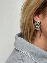 Shield Earring silver